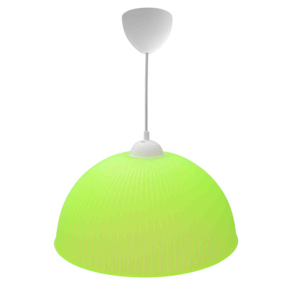 Светильник подвесной APEYRON "Оулу" 15W E27 220V салатовый , шнур 400-600мм 400*180 16-25