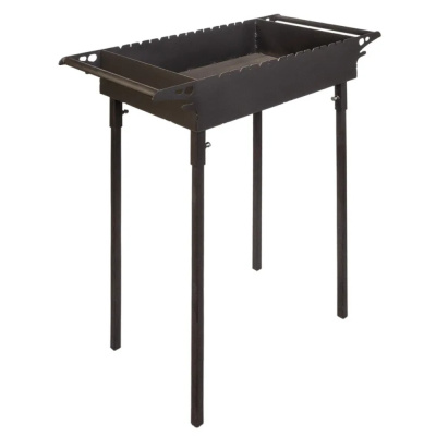 Мангал "Надежный" 3мм средний, Ш 400* Д 680* В 900 ГД 930