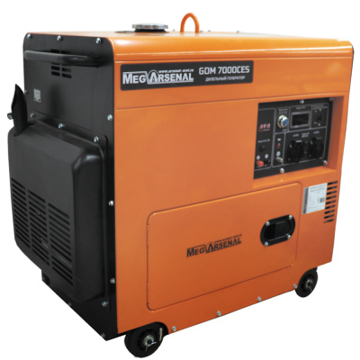Генератор дизельный MegArsenal модель GDM 7000CES