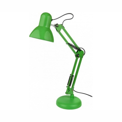 Светильник General GTL-037 св-к настольный 60W E27 металл/пластик зеленый на основ+струбц 2в1, h600 