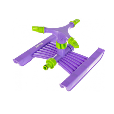 Разбрызгиватель PALISAD пласт.,вращ.с 3 лоп., штуц.D3/4", с подст.S поля.180кв.м, D 15м