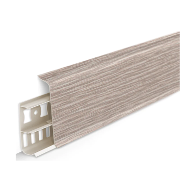 Плинтус напольный 70мм 2,2м "Деконика" Дуб латте / 229