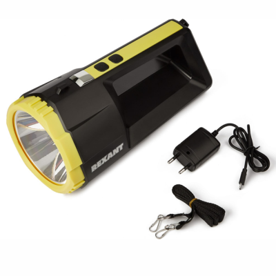 Фонарь Voyager LED power bank, 8/12 Вт, 4800 мАч, фронтальный и боковой свет СОВ, 5 ч работы REXANT