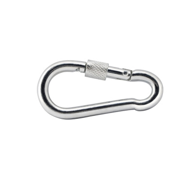 Карабин пожарный с фиксатором 12X140 А4