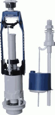 Арматура для бачка 69 мет.кнопка/ниж Псков 