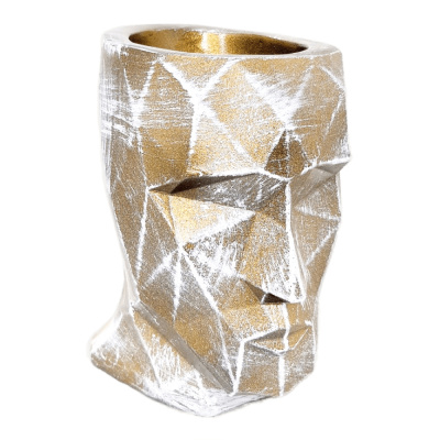 Кашпо Оскар (бронза с патиной) 19*18см 395/6  /М-Д