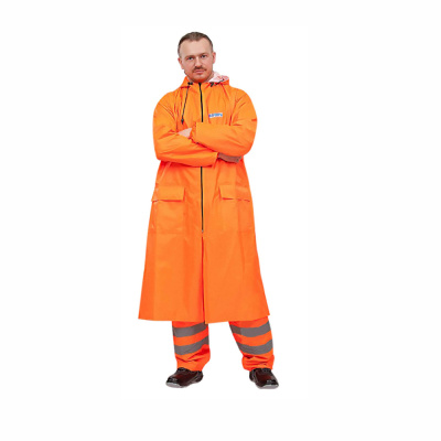 Плащ влагозащитный Poseidon WPL (225 гр./м2) оранжевый р. 88-92/182-188