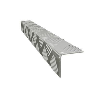 Угол рифленый из алюминиевого листа Квинтет 60*30*1.5  Укв 02.1000.500