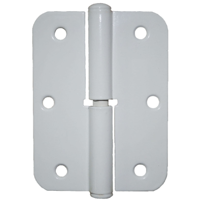 Петля ПН-85 правая (полимер Белая) накладная дверная Беларусь