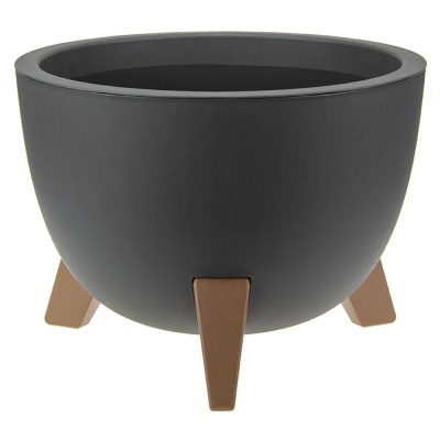 Кашпо ФЛОРИАН D350мм 12л (Графитовый)