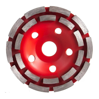 Чашка шлифовальная алмазная 2-хрядная 125*22,23мм "Hardcore" 187212