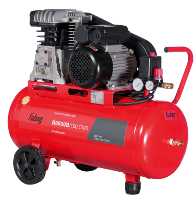 Компрессор B3600B/100 СМ3 (360л/мин_100л_10бар_2.2кВт)