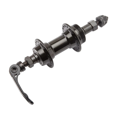 Втулка задняя WZ-A201RQ 32Н эксц. п/трещ. 7/8 ск алюминий/черный/130261