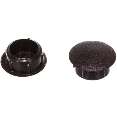 Заглушка под отверстие D10мм, темно-коричневая (12шт)