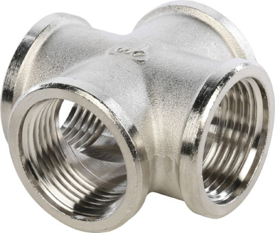 Крестовина 1/2 г/г/г/г хром