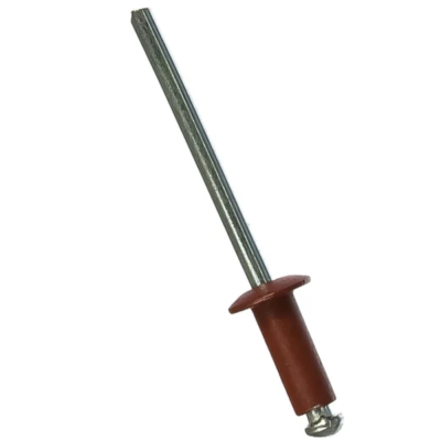 Заклепка вытяжная, алюминий/сталь 4,0х10 RAL 3009 (красный оксид)