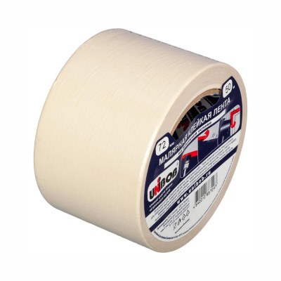 Скотч малярный 72ммх50м UNIBOB