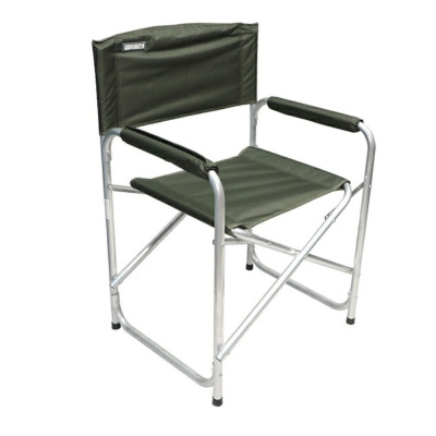 Кресло складное "СЛЕДОПЫТ" 585х450х825 мм, алюминий, хаки