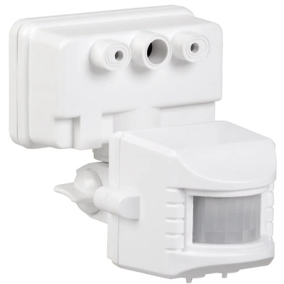 Датчик движения ИК для прожектора 150-500w 120гр. 12м IP44 белый Датчик движения ИК для прожектора 150-500w 120гр. 12м IP44 белый