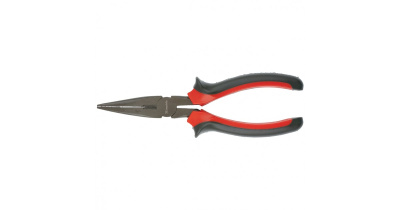 Длинногубцы Matrix 160мм тонконосые изолир. ручка, никел. покр.