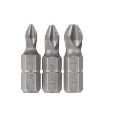 Набор бит №2 Pz1,2,3-25мм (3 шт./карта) "Quadro Torsion"
