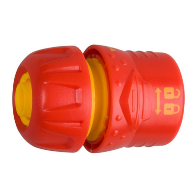 Соединитель GRINDA пластмассовый с автостопом и запирающимся механизмом, 1/2"