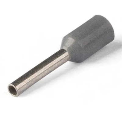 Наконечник штырьевой НШвИ 0,75-8 серый (50)