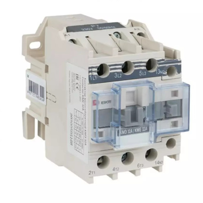 Пускатель магнитный КМЭ 32А катушка управления 380В малогабаритный 1NC