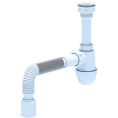 Сифон Варяг с гибкой трубой 40х50 C5010