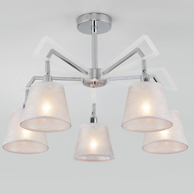 Потолочный светильник / хром 60082/5