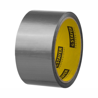 Лента, PROFESSIONAL (12080-50-10) STAYER  48 мм, 10 м, серебристая, Армированная 