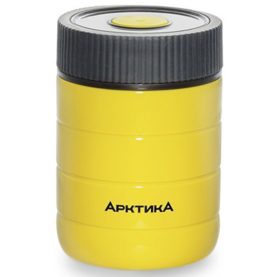 Термос для еды вакуумный, бытовой, тм «Арктика», 0.48 л, арт. 307-480 (жёлтый)