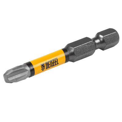 Бита торсионная PH3x50 мм, лазерная обработка шлица, сталь S2,// Denzel