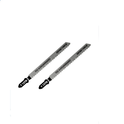 Пилки для лобзика по алюминию ПРАКТИКА тип T127D 100 х 75 мм, быстрый рез, HSS (2шт.)