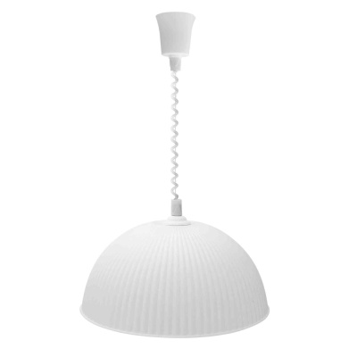 Светильник подвесной APEYRON "Мисам" 15W E27 220V белый, шнур лифт 400-600мм 390*160 16-24