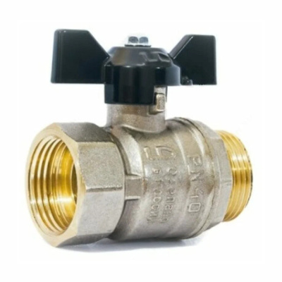 Кран шар. 1 г/ш бабочка Ду25 Ру40 LD Pride (12)