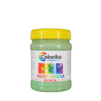 Колер-краска "Colorika Aqua" фисташковая 0,3 кг Колер-краска "Colorika Aqua" фисташковая 0,3 кг