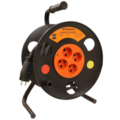 Удлинитель силовой MegArsenal КГ 3500 Вт  40м на катушке (c/з)
