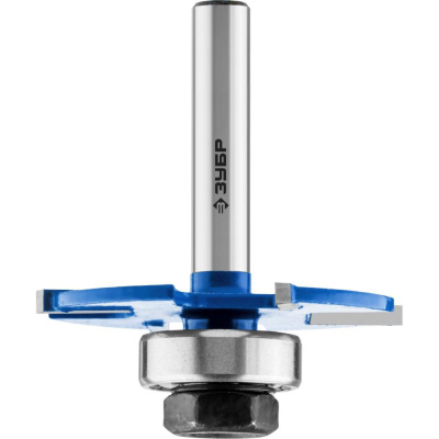 Фреза горизонт.-пазовая,D-50,8мм, высота-3 мм, d-22мм,хв.-8мм,ЗУБР Проф.