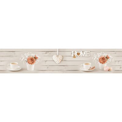 Панель интерьерная Душевная кухня 100 Уютные мечты  3000х600х1.5мм на основе АВS ЛАК