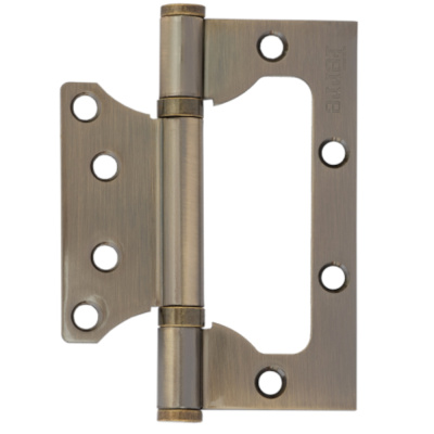 Петля накладная  VЕTTORE FLUSH 100×75×2.5mm AB  (Бронза)									