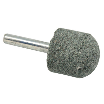 Шарошка абразивная Практика карбит кремния,закругленная, 25*25мм,хвост 6 мм,блистер
