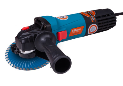 Шлифмашина угловая Sturm "профи" 125мм, 1200Вт, повышенная пылезащита