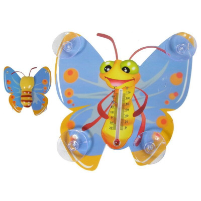Термометр оконный Бабочка на присосках ТБ-308 (-20/+50) п/п шк 4607157331740