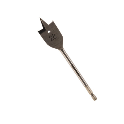 Сверло ПРАКТИКА перовое по дереву 28х152мм в блистере