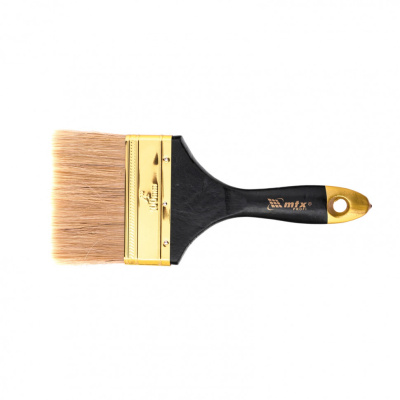 Кисть плоская "MATRIX" 4" натур. щетина, с дер. ручкой "Профи"