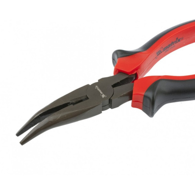 Длинногубцы Matrix Black Nickel 200мм комбин. изогнутые 2-х комп.рукоятка