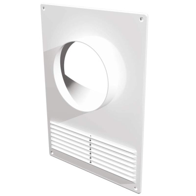 Фланец с торцевой площадкой с секцией жалюзи d100 100ТПР