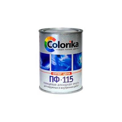 Эмаль ПФ-115 "Colorika" серая 1,8 кг