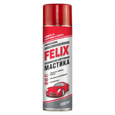 Мастика полимерно-битумная Felix 650мл аэроз.